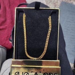 The Gold God's 22" 18k gp necklace